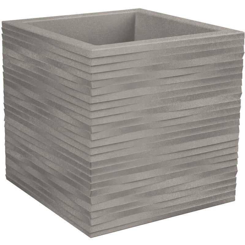 foto del prodotto nicoli vaso quadro resina elegance cm. 39,5 cenere