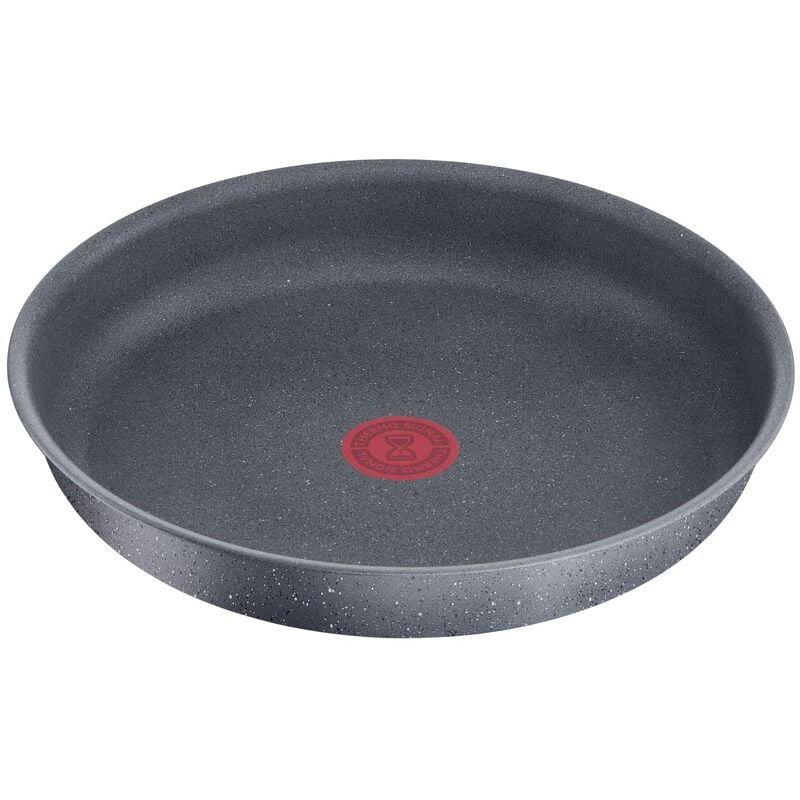 foto del prodotto lagostina ingenio mineralis green padella 24 cm, padella in alluminio 100 riciclato, per gas, forno e induzione, con indicatore di cottura,