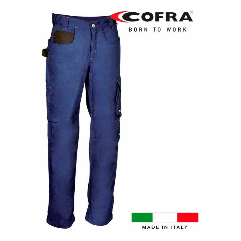 foto del prodotto cofra pantaloni walklander da donna blu navy nero taglia 44