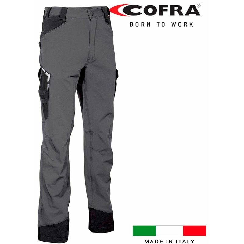 foto del prodotto cofra pantaloni hagfors grigio scuro nero taglia 38