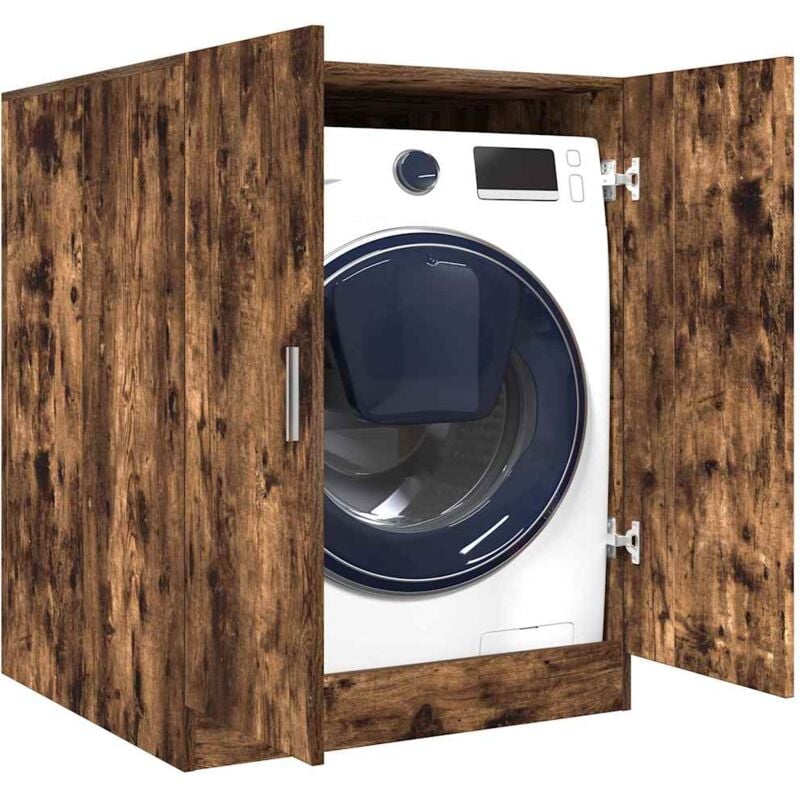 foto del prodotto vidaxl mobile per lavatrice rovere fumo 71x71,5x91,5 cm