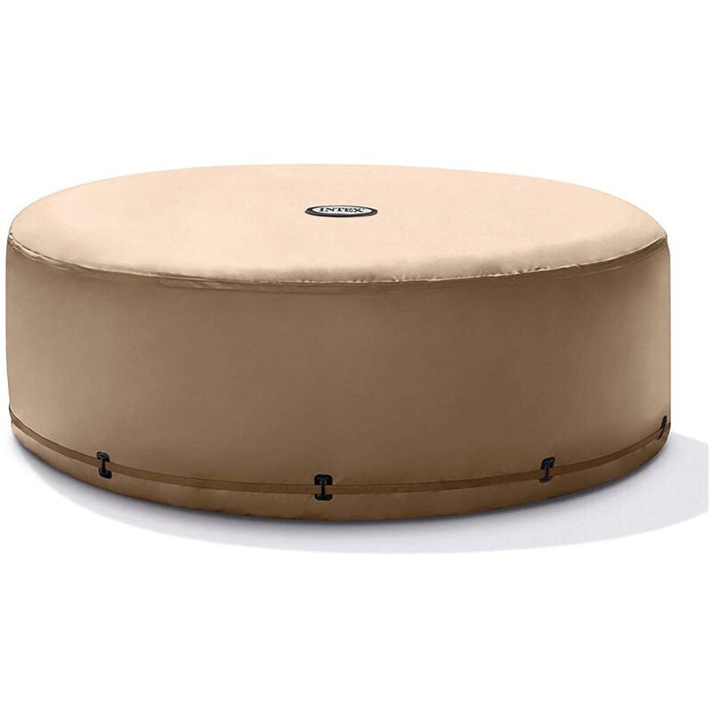 foto del prodotto 28523 copertura per purespa rotonda ad efficienza energetica, schiuma, beige, 196x71 cm intex