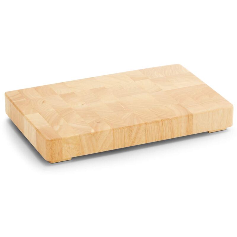 foto del prodotto zeller 24801 tagliere, legno, beige, 42x27x5.5 cm