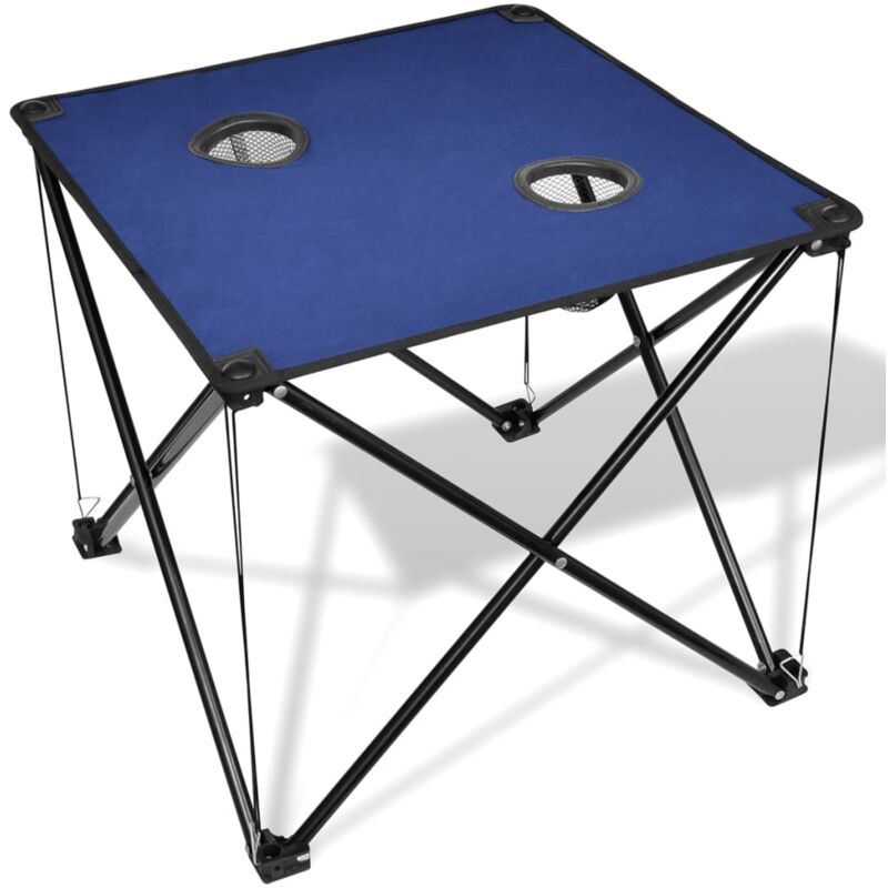 foto del prodotto furniture limited tavolo pieghevole da campeggio blu