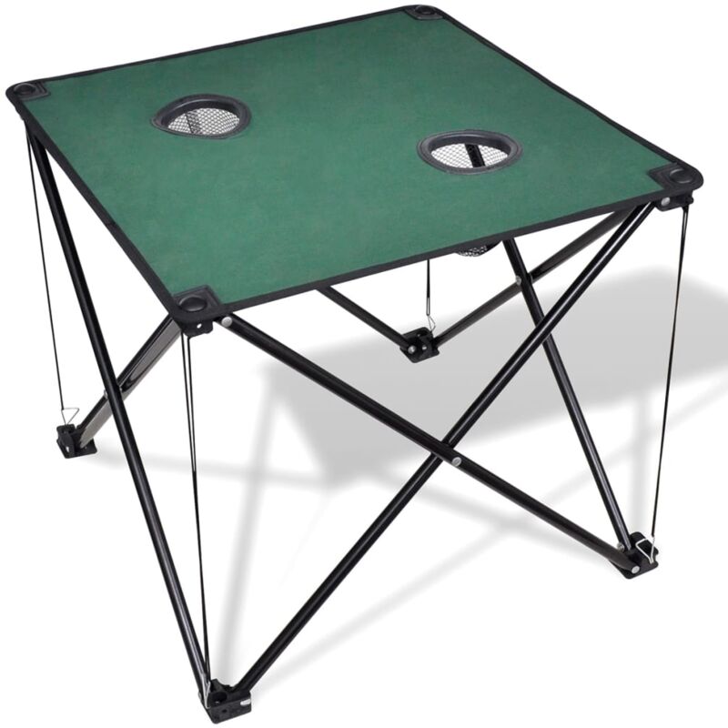 foto del prodotto furniture limited tavolo da campeggio pieghevole verde scuro