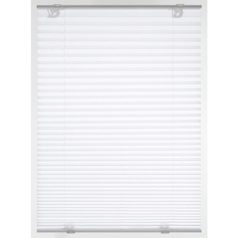 foto del prodotto gardinia tenda plissettata solo con ventose, poliestere, bianco, 90 x130 cm