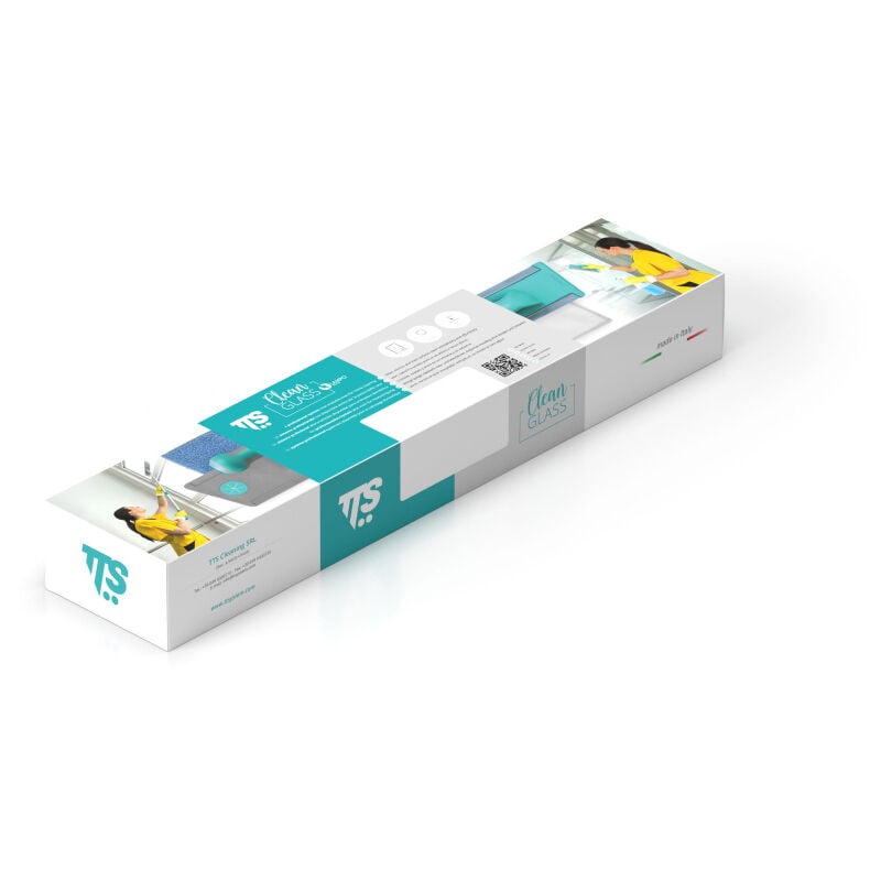 foto del prodotto tts kit clean glass pro vetri attrezzatura professionale per pulizia vetri