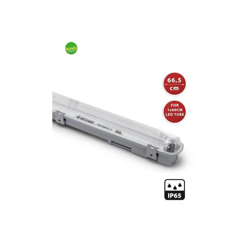 foto del prodotto velamp plafoniera stagna 1tubo 18w 4000k ip65