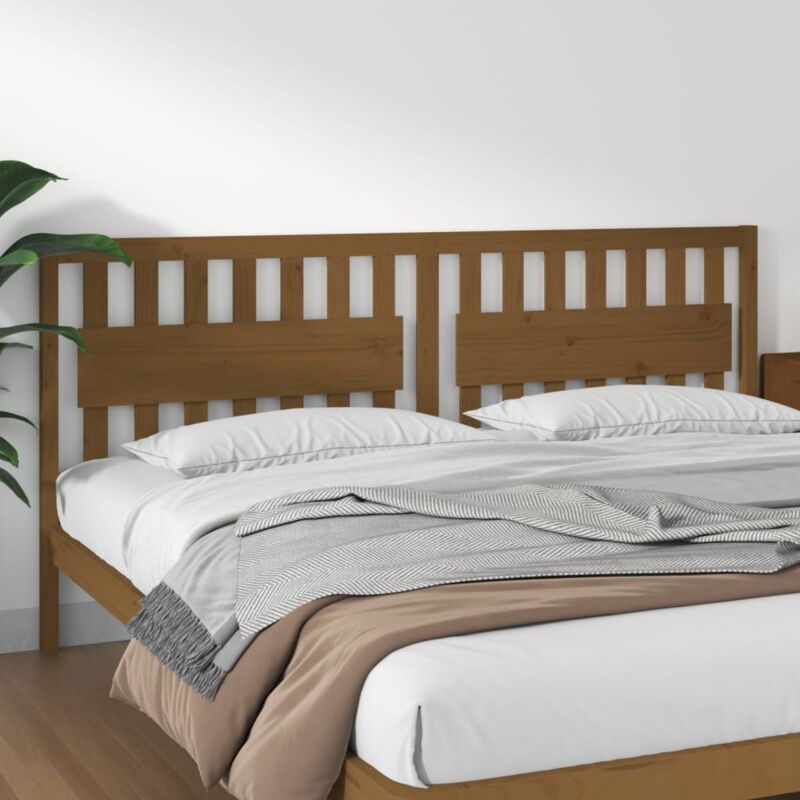 foto del prodotto testiera per letto ambra 205,5x4x100 cm legno massello di pino vidaxl