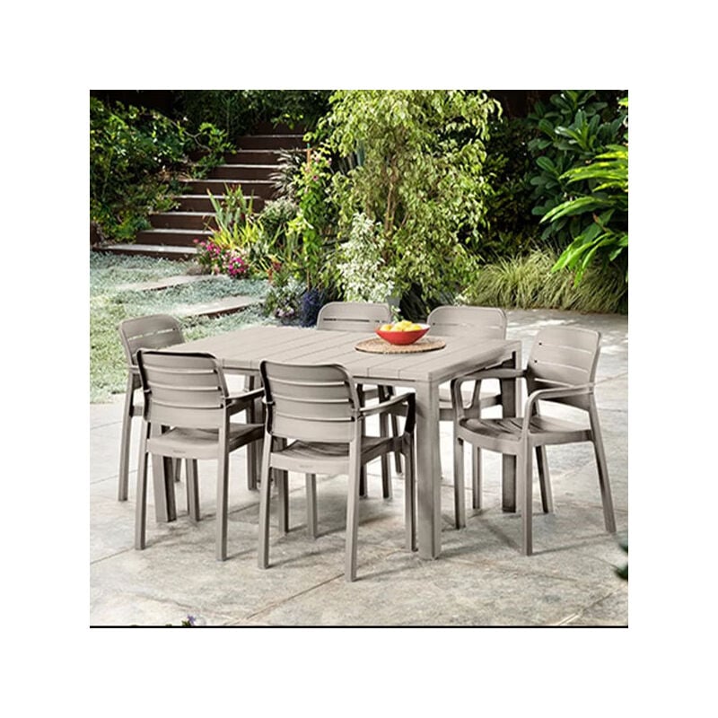 foto del prodotto tavolo da giardino cappuccino in resina antiurto, tavoli