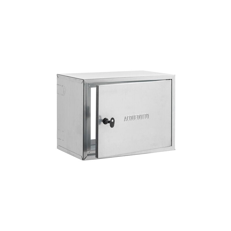 foto del prodotto mobiletto per contatore acqua in lamiera zincata 40x50x25.
