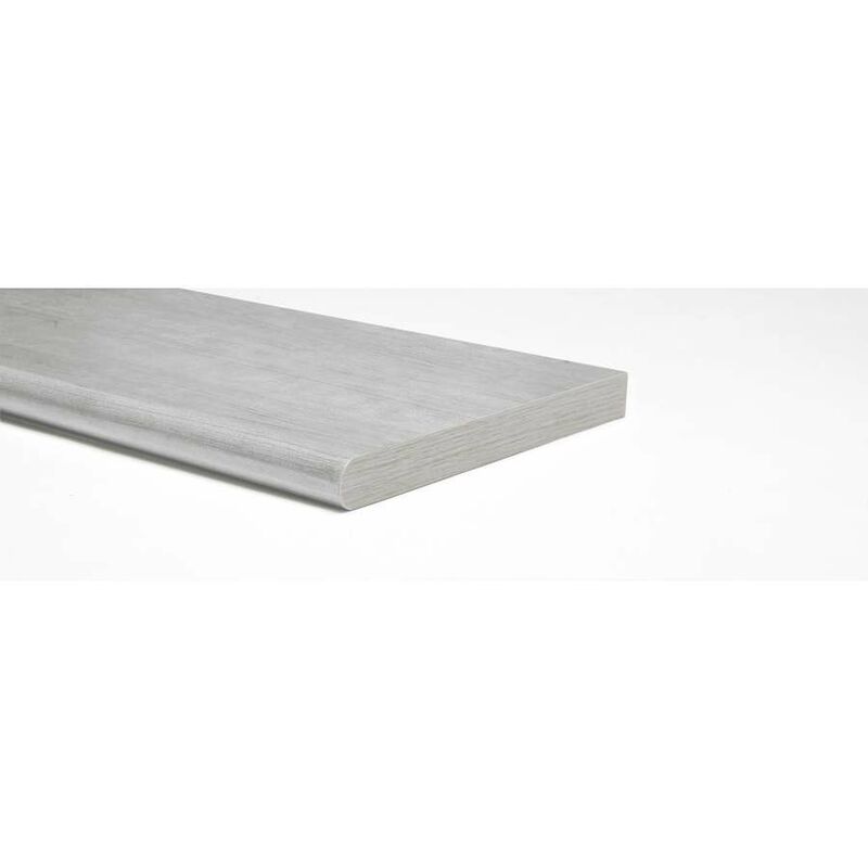 foto del prodotto mensola stondata rovere grigio 250 x 800 mm.