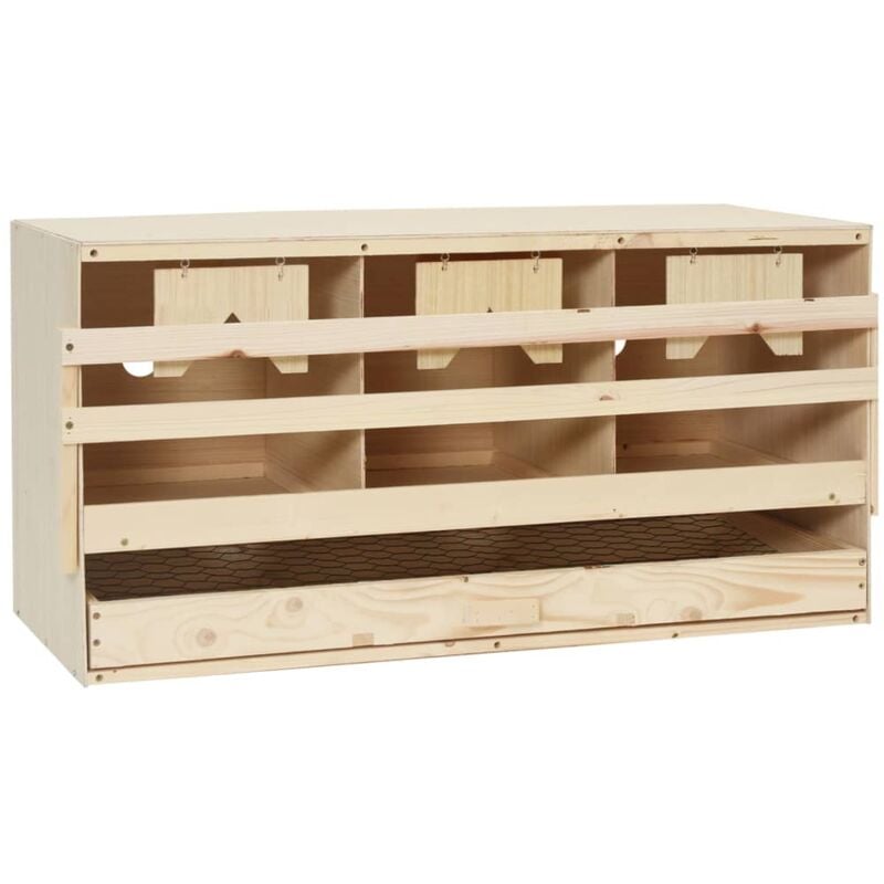 foto del prodotto furniture limited casetta cova per galline 3 scomparti 72x33x38