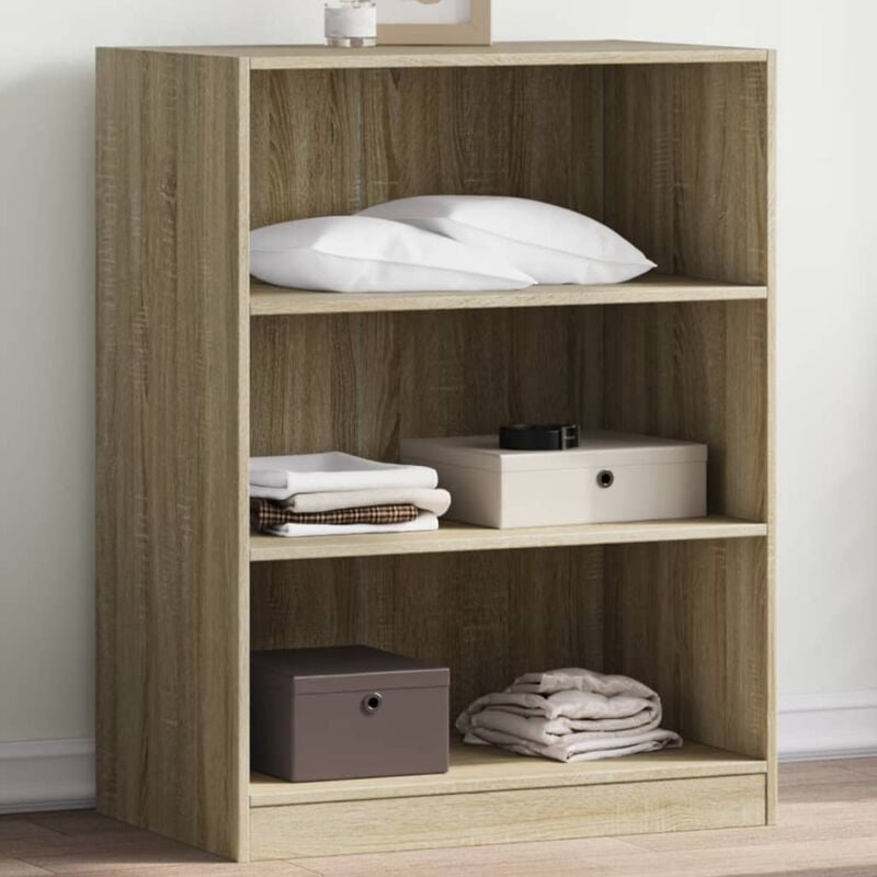 foto del prodotto armadio rovere sonoma 77x48x102 cm in legno multistrato
