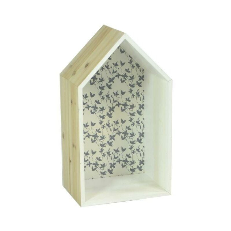 foto del prodotto mensola legno lucia casetta cm 25x37x15