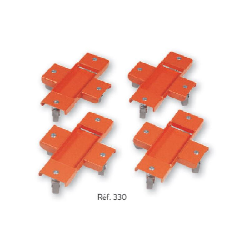 foto del prodotto theard pattini per piedi grandi, 4 pattini 19cmx9cm 500kg forza 330