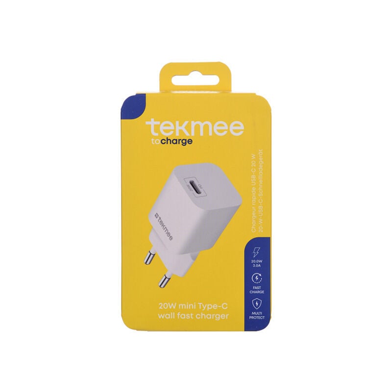 immagine 0 del prodotto caricatore mini type c 20w tekmee per tablet smartphone