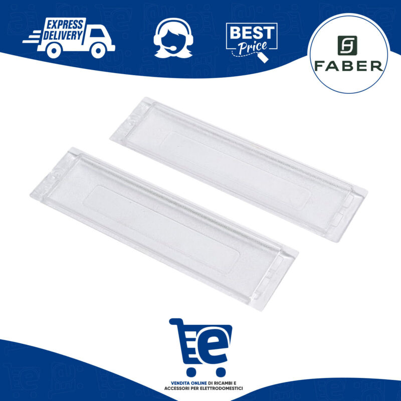 foto del prodotto kit 2 pezzi plafoniera illuminazione cappa aspirante faber elica franke 178x50mm