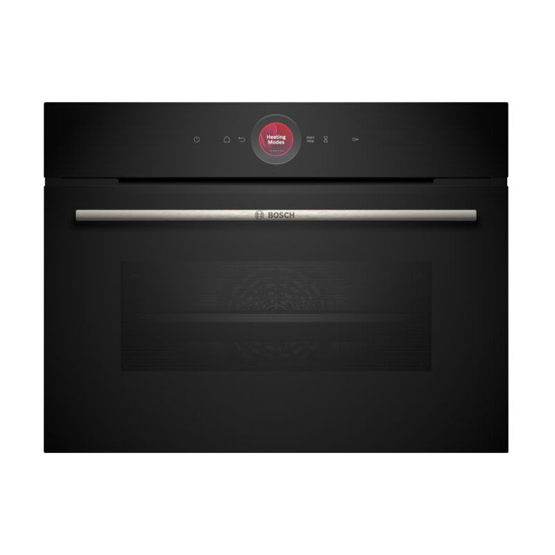 foto del prodotto bosch serie 8 cbg7341b1. dimensione del forno piccolo, tipo di forno forno elettrico, capacit interna forno totale 47 l. posizionamento