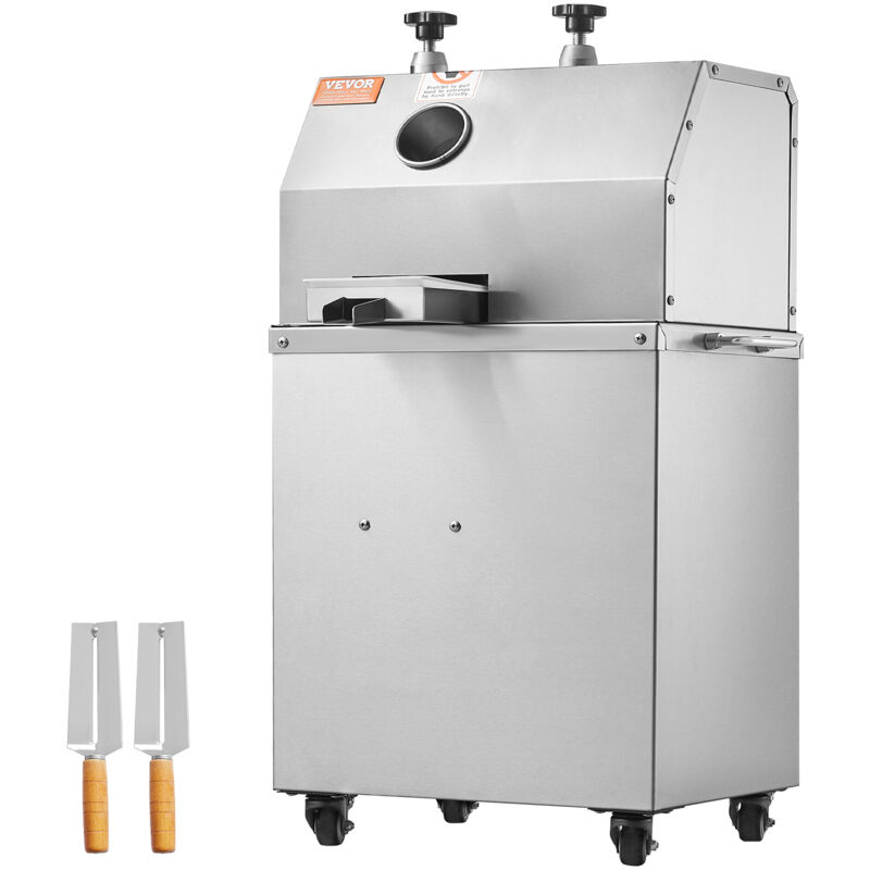 foto del prodotto mophorn vevor estrattore elettrico di succo di canna da zucchero 750 w, spremitore di canna da zucchero 300 kg h con 3 rulli macchina