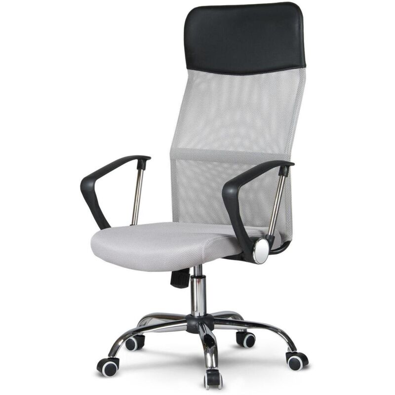 foto del prodotto viking choice sedia da ufficio ergonomica grigia design sydney traspirante