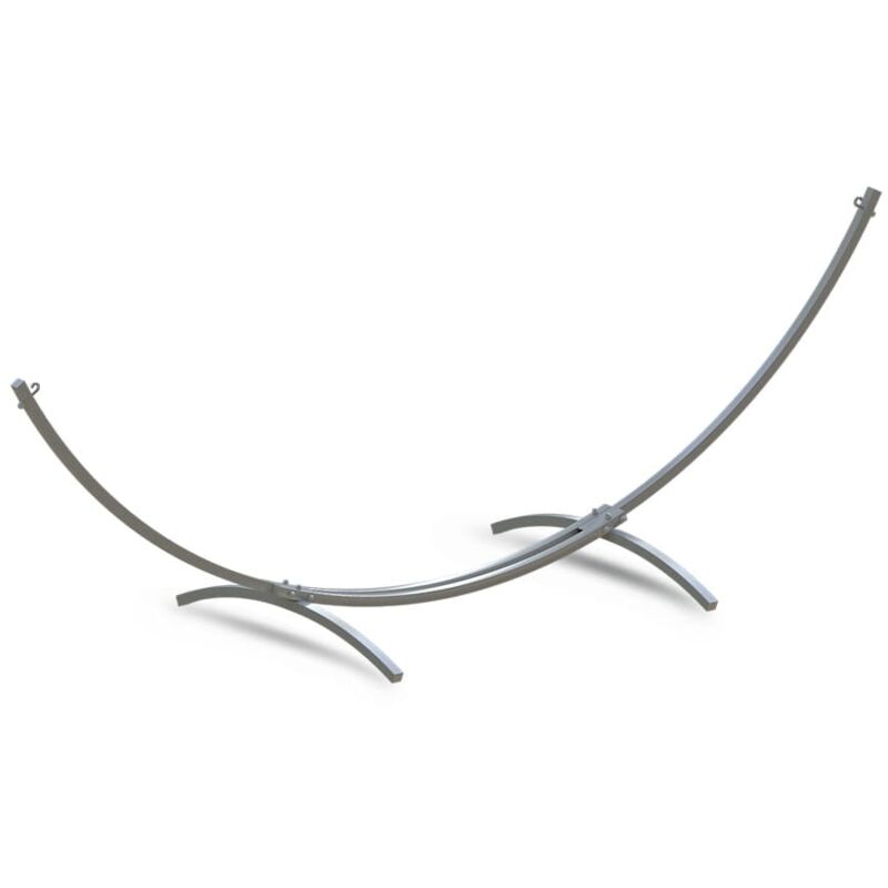 foto del prodotto viking choice telaio per amaca grande 300 x 130 cm grigio fino a 220 kg