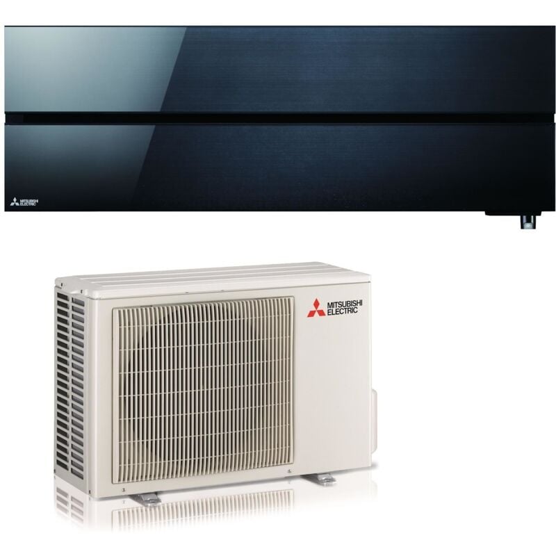 foto del prodotto mitsubishi electric climatizzatore condizionatore serie kirigamine 9000 btu onyx black