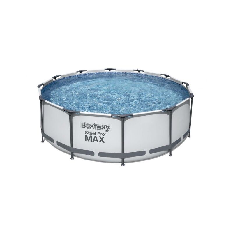 foto del prodotto bestway piscina fuori terra rotonda 56418 steel pro max 366x100 cm