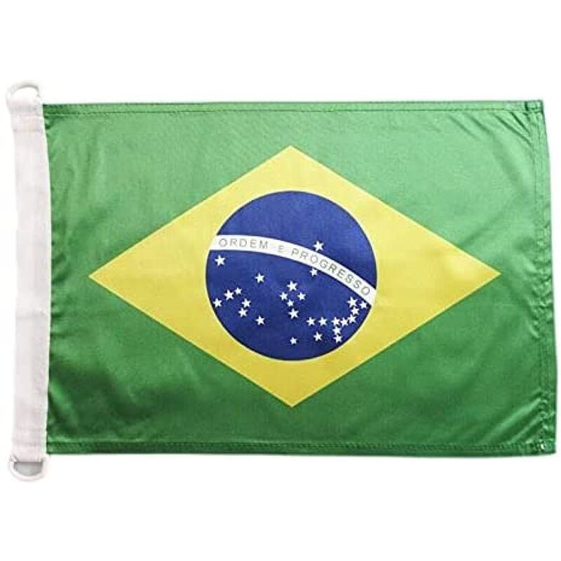 foto del prodotto az flag bandiera navale brasile 45x30cm bandiera maritima brasiliana 30 x 45 cm speciale nautismo