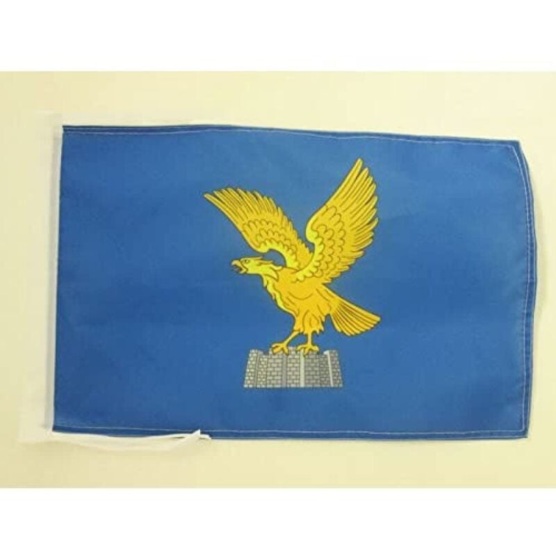 foto del prodotto az flag bandiera friuli venezia giulia aguila 45x30cm bandierina friulana 30 x 45 cm cordicelle