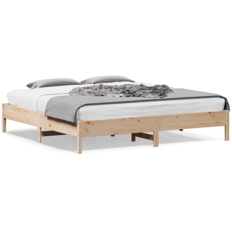 foto del prodotto vidaxl letto senza materasso 180x200 cm in legno massello di pino