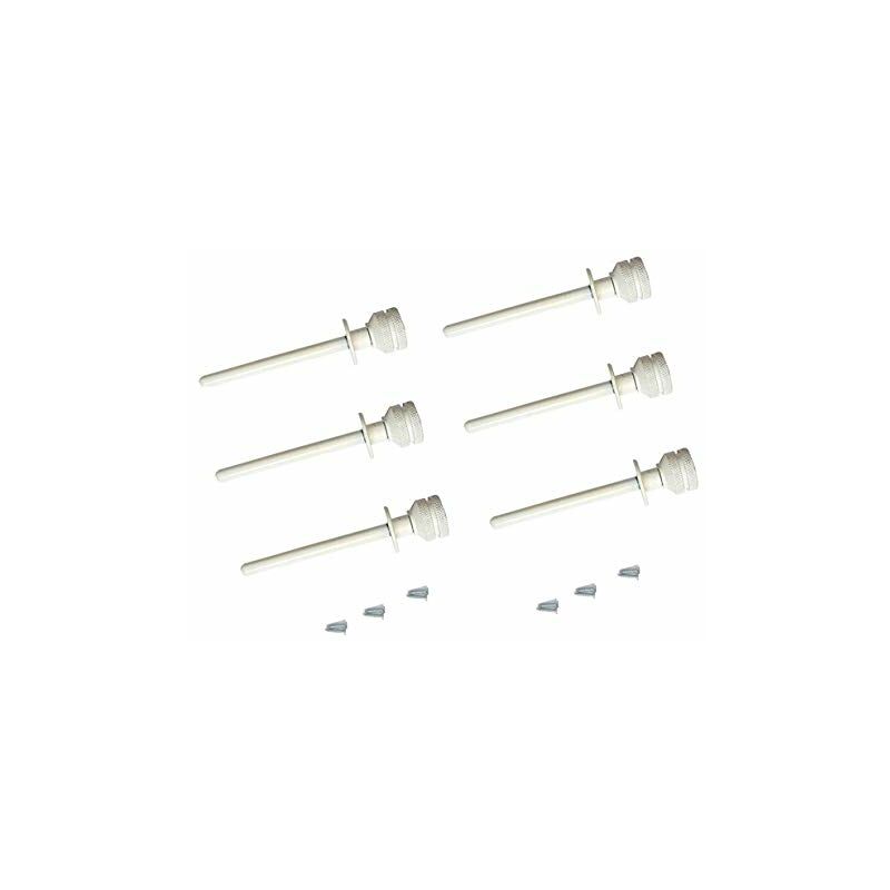 foto del prodotto ferpasa perno sicuro scorrevole persiana bianco pack 6 pz bianco 