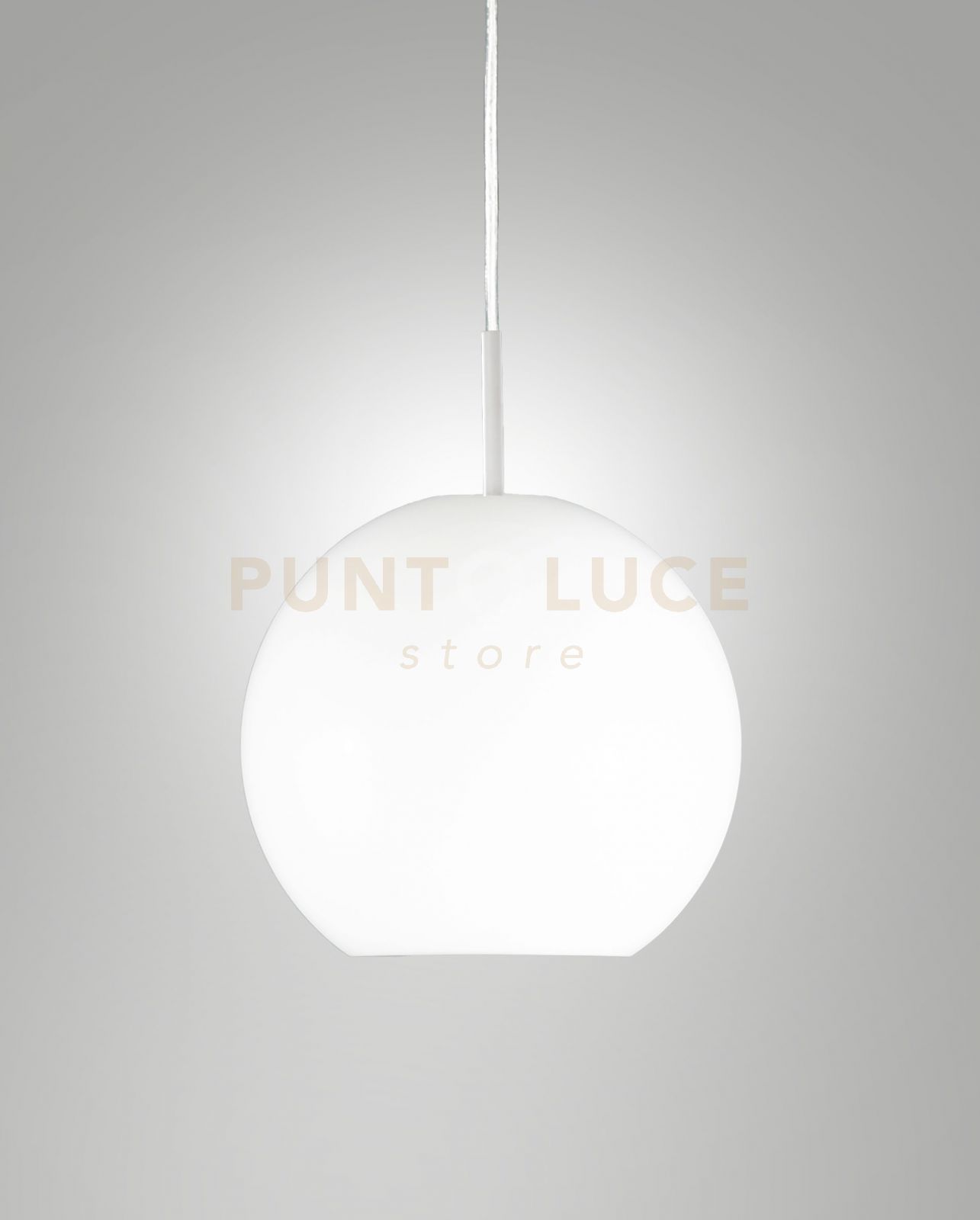 foto del prodotto 3780 51 102 edison solo vetro bianco d.25cm completo di cavo x kit luci
