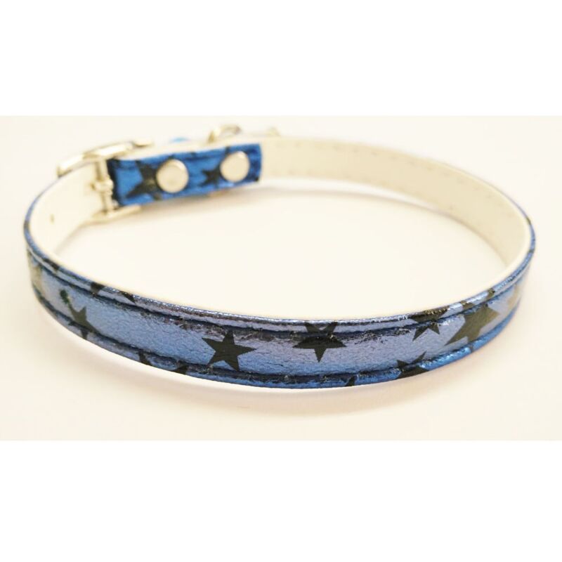foto del prodotto collare per gatti con stelle blu con campanello offerta esclusiva