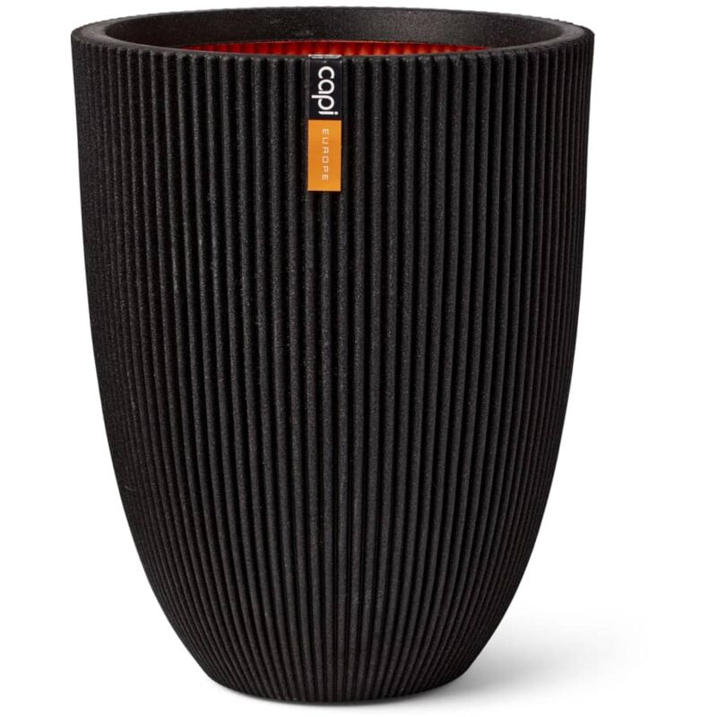 foto del prodotto vaso elegante groove 34x46 cm nero capi
