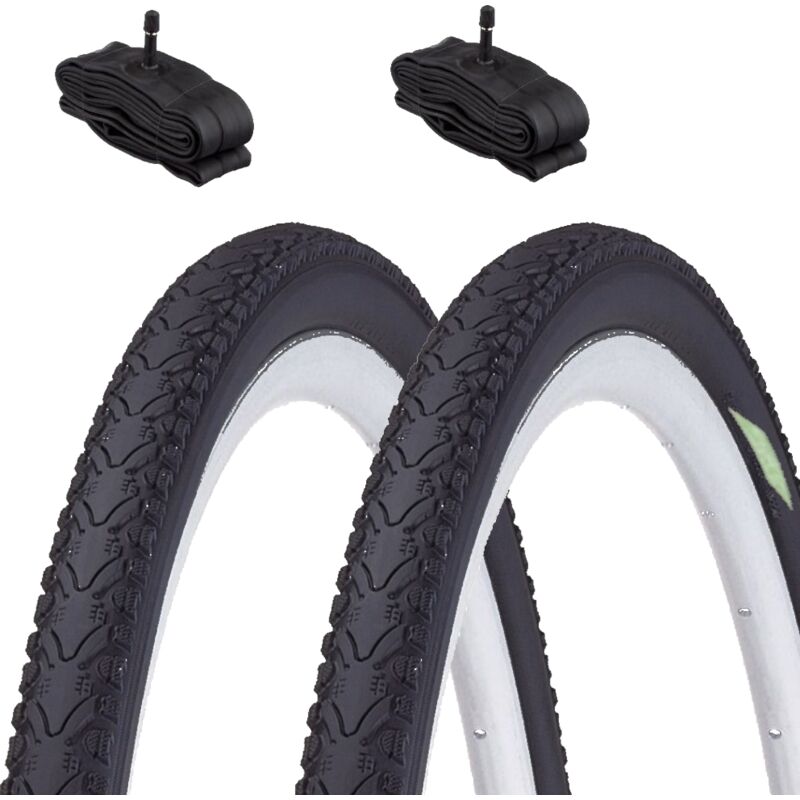 foto del prodotto 2 copertoni demi slick 16x1.75 47 305 camere bici bicicletta citybike bambino