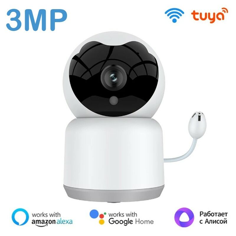 immagine 0 del prodotto telecamera per bambini smart wifi 1080p hd con temperatura e umidit 3.0 mp tuya