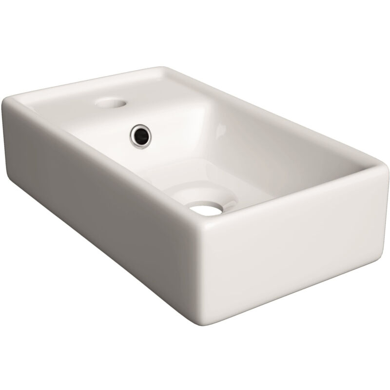 foto del prodotto naturel lavabo naturale stilla 40x22 cm bianco lucido stilla401406 