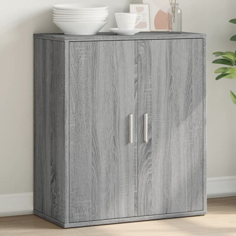 foto del prodotto vidaxl credenza grigio sonoma 60x31x70cm in legno multistrato