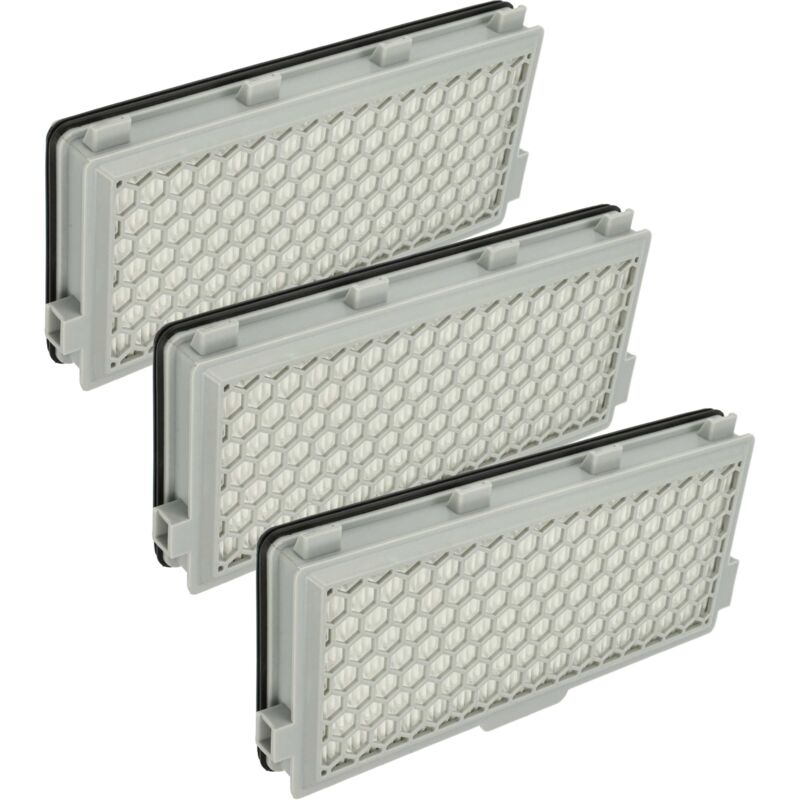 foto del prodotto vhbw 3x filtro sostituisce miele sfha50, sf ha50, sf ha 50 per aspirapolvere filtro hepa aria di scarico h13