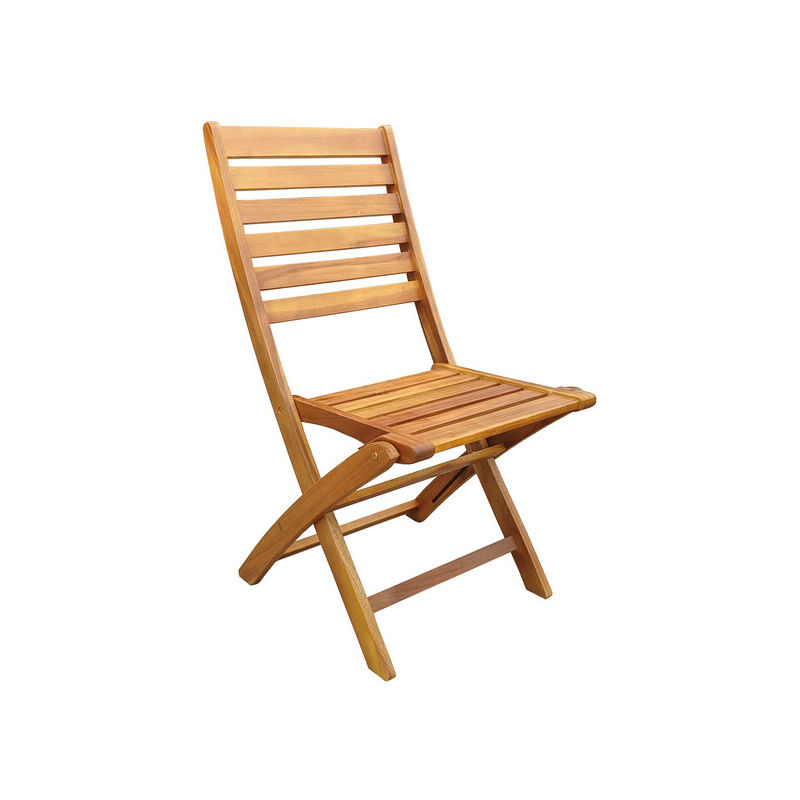 foto del prodotto sedia legno pieghevole senza braccioli cm. 49x61x92