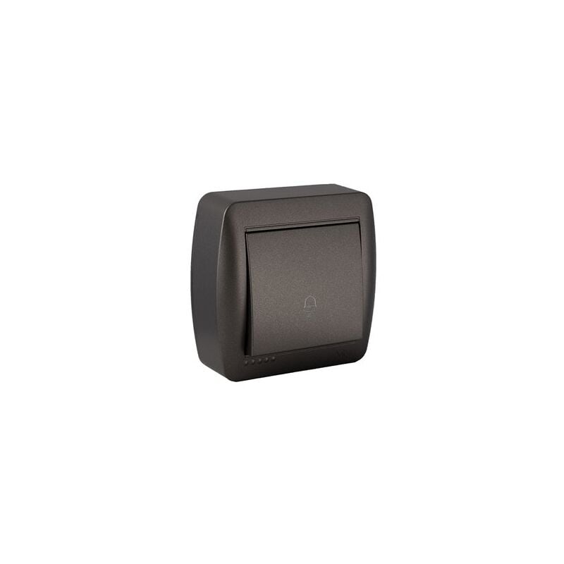 foto del prodotto pulsante campanello da superficie 10a 250v serie da parete