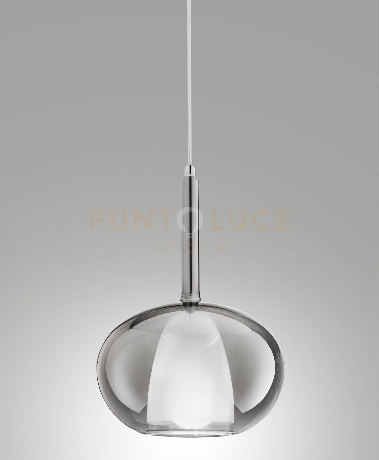 foto del prodotto 3787 50 126 edison vetro fume 39 d.22cm completo di cavo x kit luci