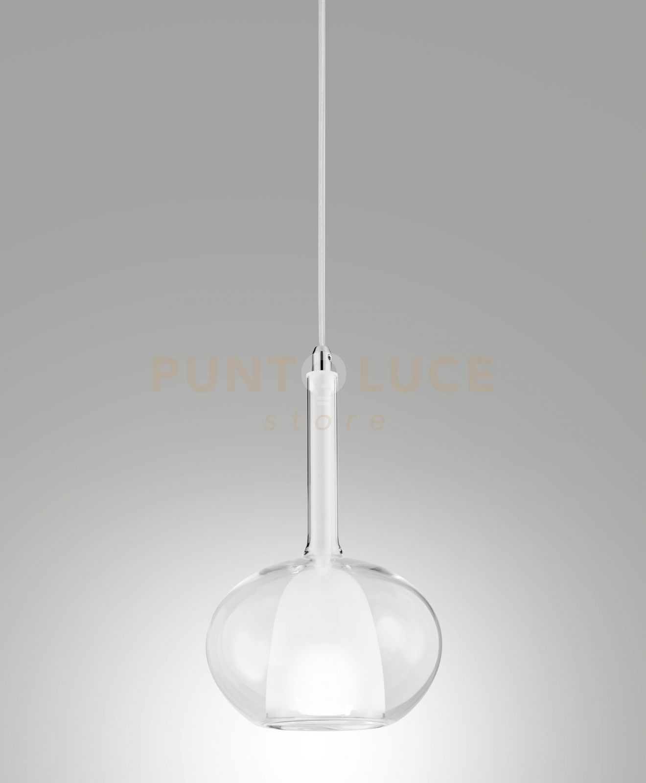 foto del prodotto 3787 59 241 edison vetro trasparente d.16cm completo di cavo x kitluci