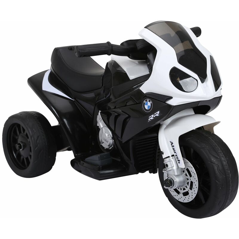 foto del prodotto moto elettrica per bambini 6v con licenza bmw s 1000 rr bianca