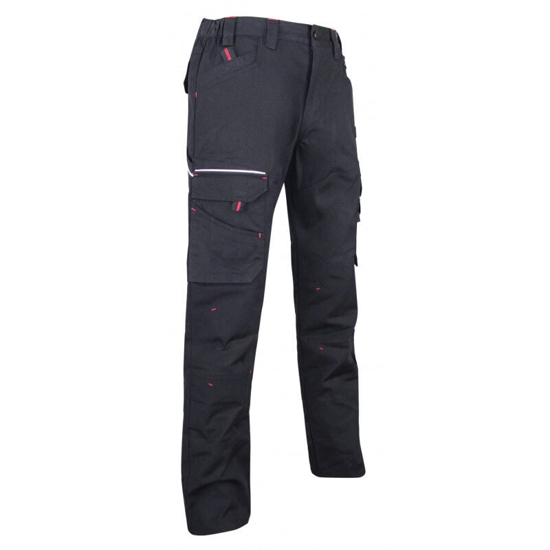 foto del prodotto pantaloni da lavoro in tela lma basalto nero s58 1425 58