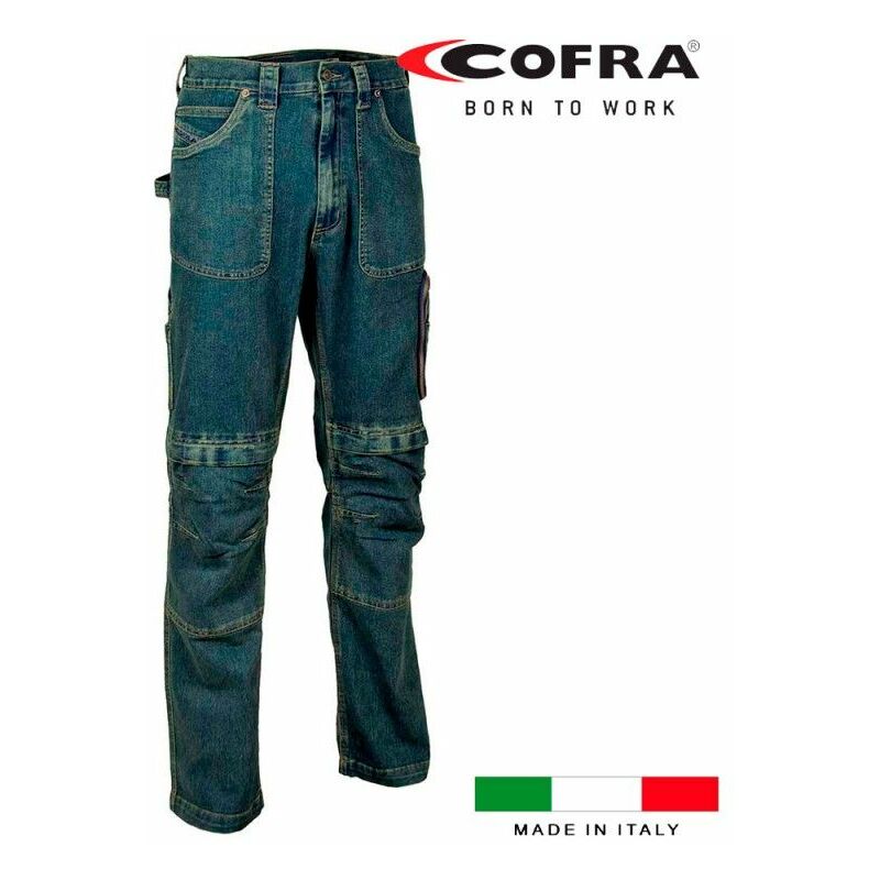 foto del prodotto cofra pantaloni dortmund blu navy taglia 50