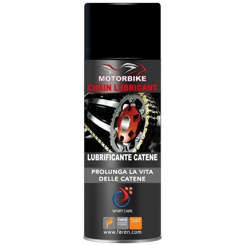 foto del prodotto chain lubricant grasso lubrificante spray per catene moto 200 ml motocicletta