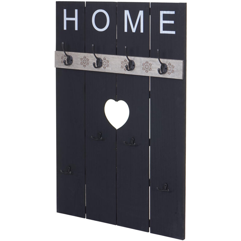 foto del prodotto serie vintage appendiabiti guardaroba hhg 913 home 91x60cm, antracite