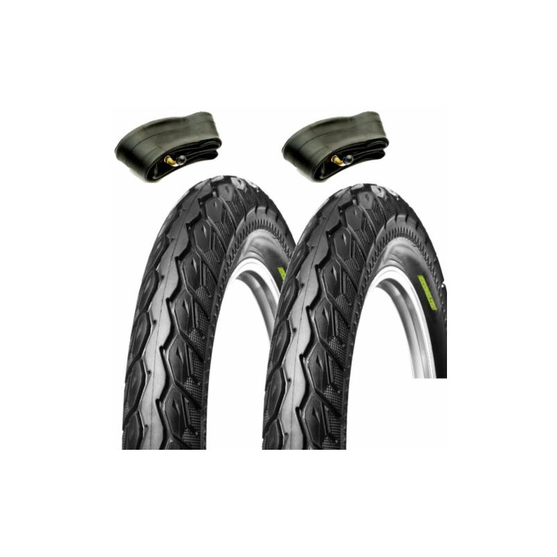 foto del prodotto 2 pneumatici 16 x 2.50 camere copertoni 66 305 x scooter elettrico e bike bici